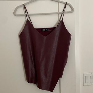 DO+BE top, S, maroon